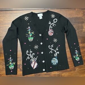 C.B. Collections Gemstone Christmas Holiday Sweater Women’s Size S
